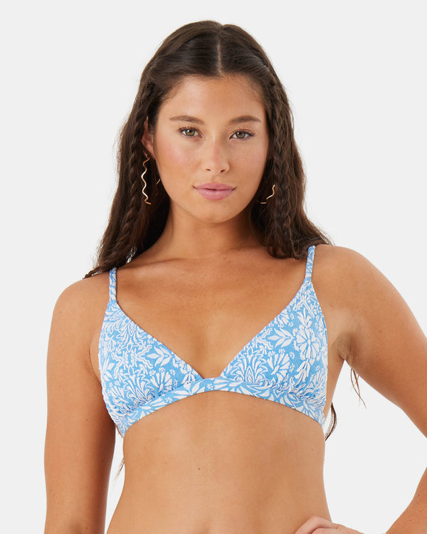 Roxy Tile Tranquility Fixed Triangle Bikini Top