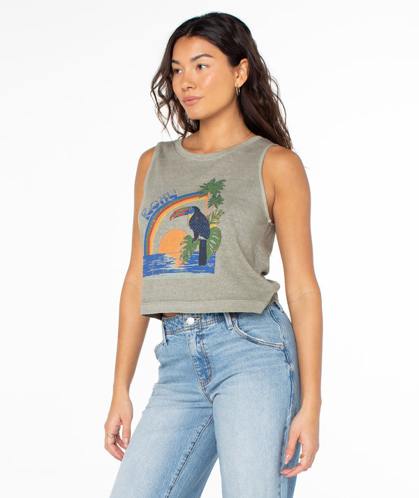 Roxy Vintage Toucan Wildflower Tank