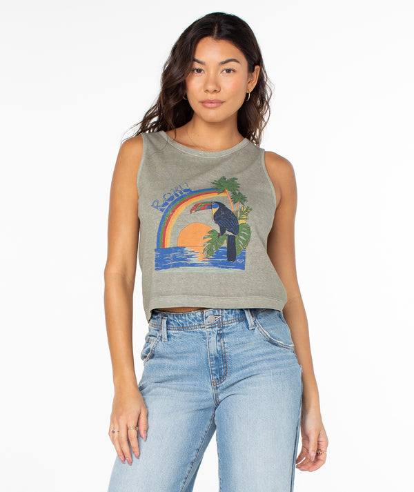 roxy Vintage Toucan Wildflower Tank