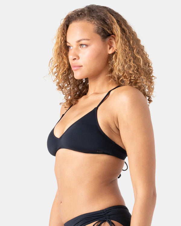 roxy SD Beach Classics Athletic Triangle Bikini Top