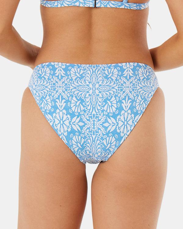 Roxy Tile Tranquility Hipster Moderate Bikini Bottom