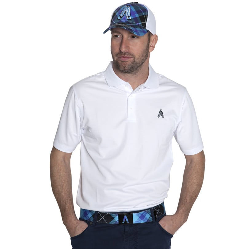 Royal & Awesome Blue Plaid Baseball Cap