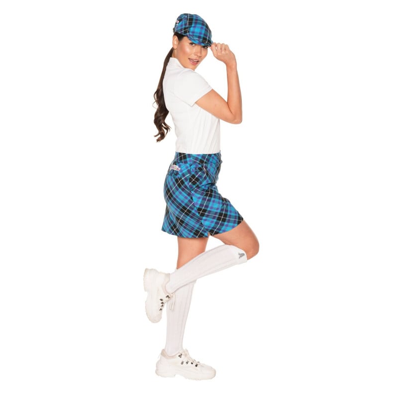 Royal & Awesome Blue Plaid Ladies Skort