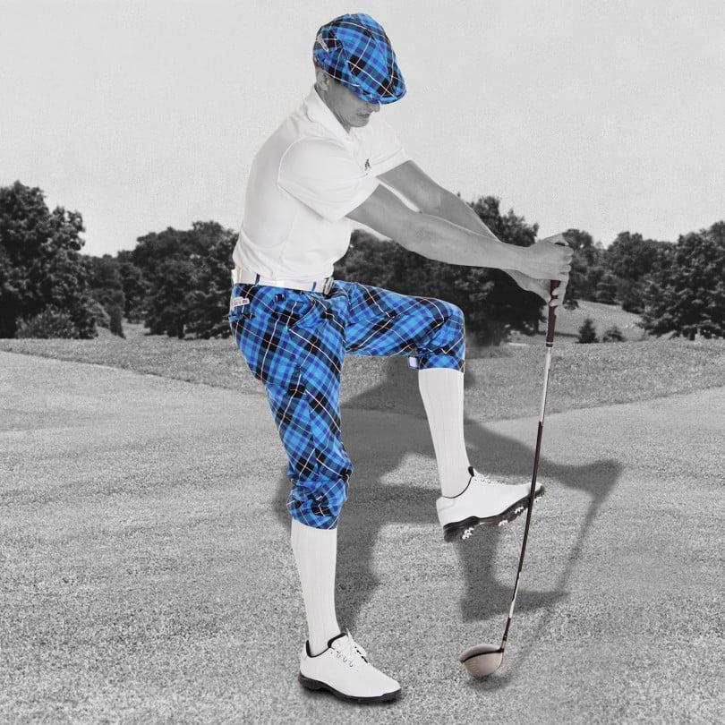 Royal & Awesome Blue Plaid Plus Twos