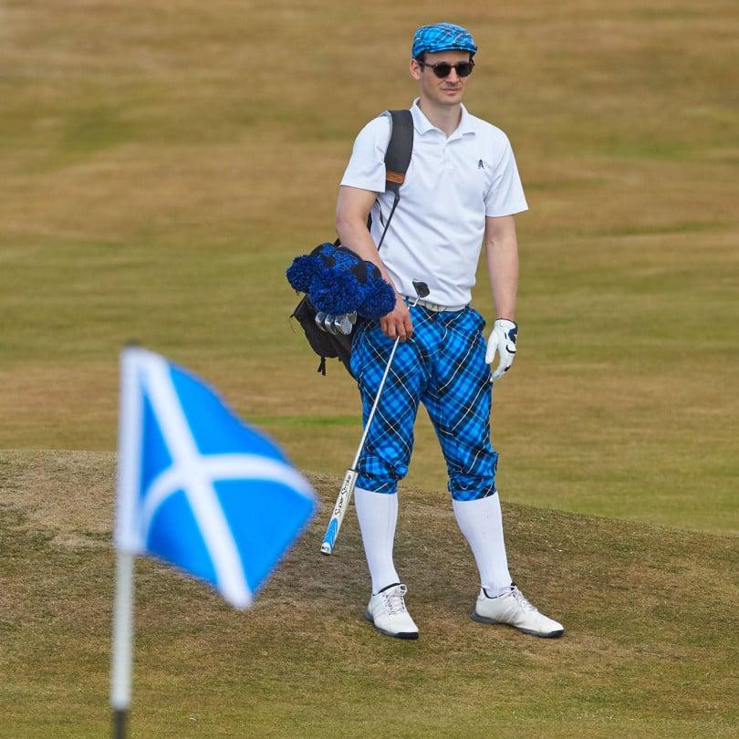 Royal & Awesome Blue Plaid Plus Twos