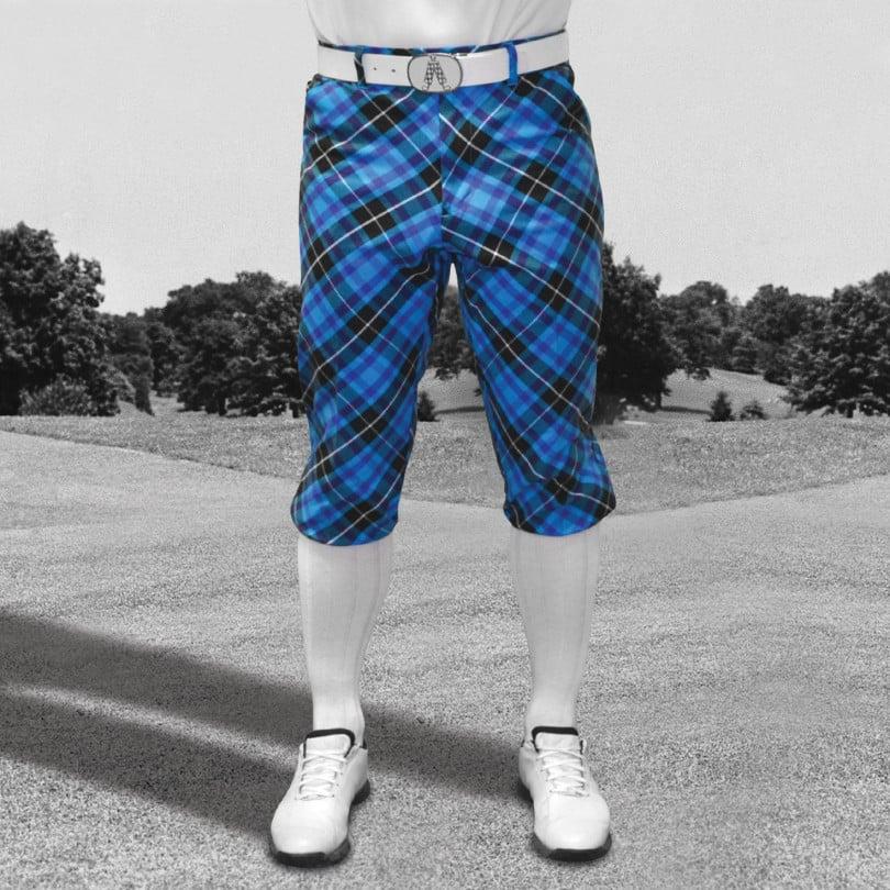 royal & awesome Blue Plaid Plus Twos