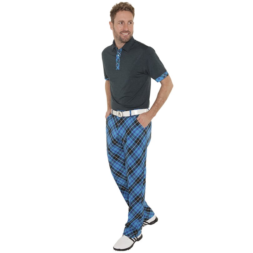 Royal & Awesome Blue Plaid Trews