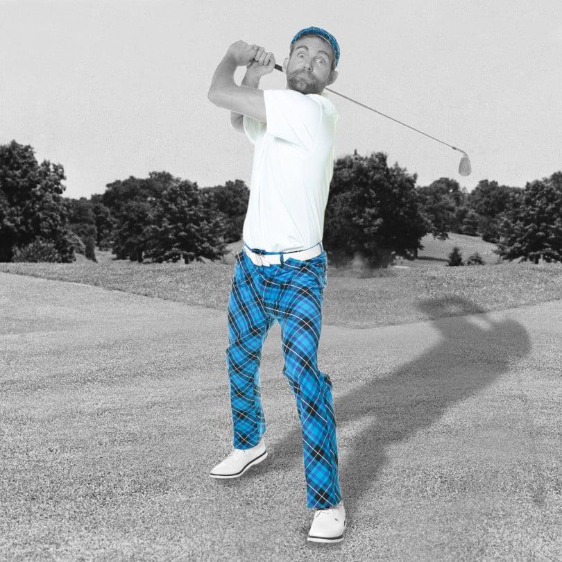 Royal & Awesome Blue Plaid Trews