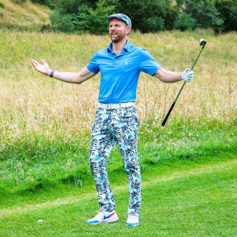 Royal & Awesome Blue Polo