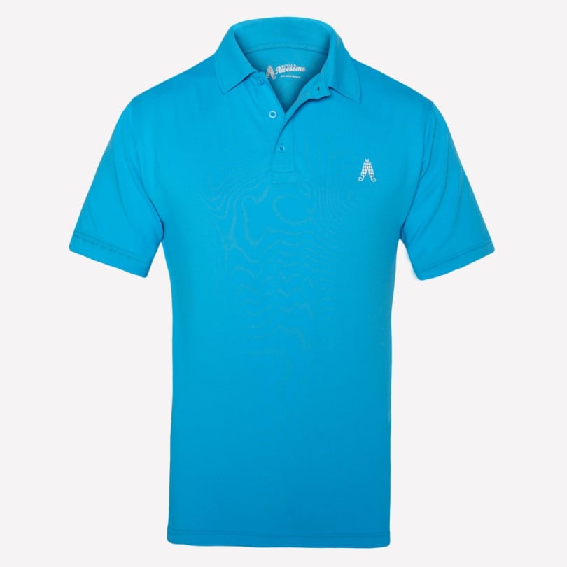 royal & awesome Blue Polo