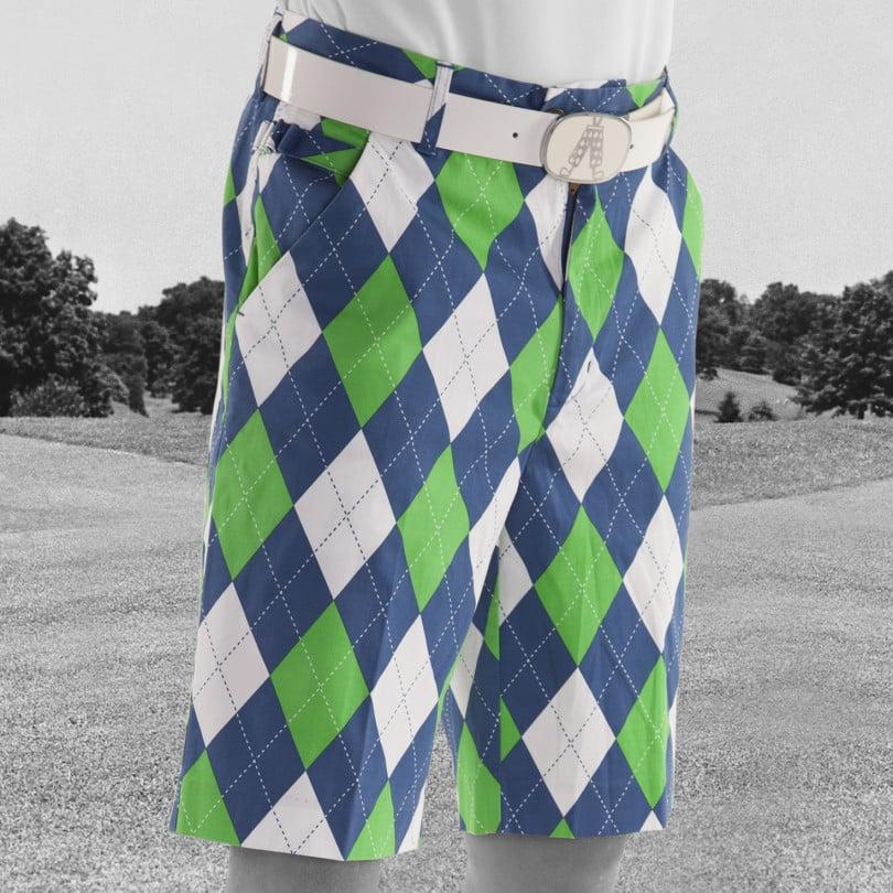 Royal & Awesome Blues On The Green Shorts