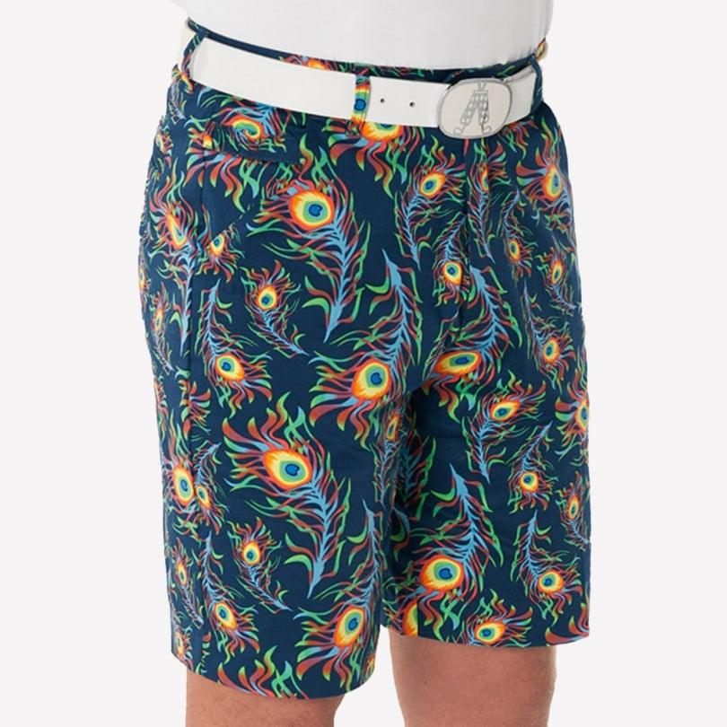 royal & awesome Bright Birdie Shorts