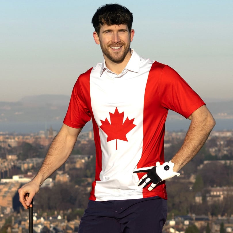Royal & Awesome Canada Flag Polo