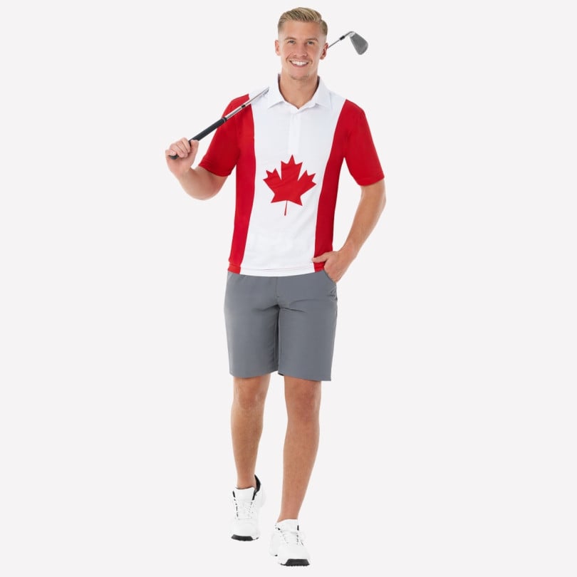 Royal & Awesome Canada Flag Polo