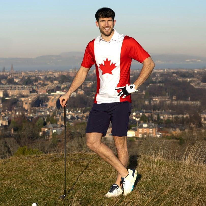 Royal & Awesome Canada Flag Polo