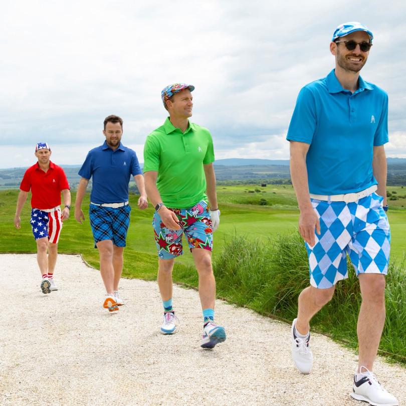 Royal & Awesome Green Polo