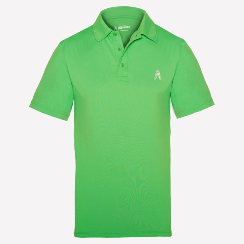 royal & awesome Green Polo