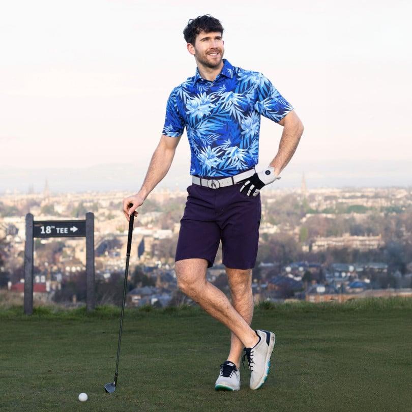 Royal & Awesome Jungle Blues Polo