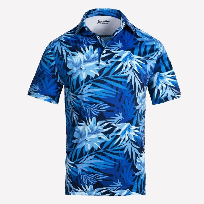 royal & awesome Jungle Blues Polo