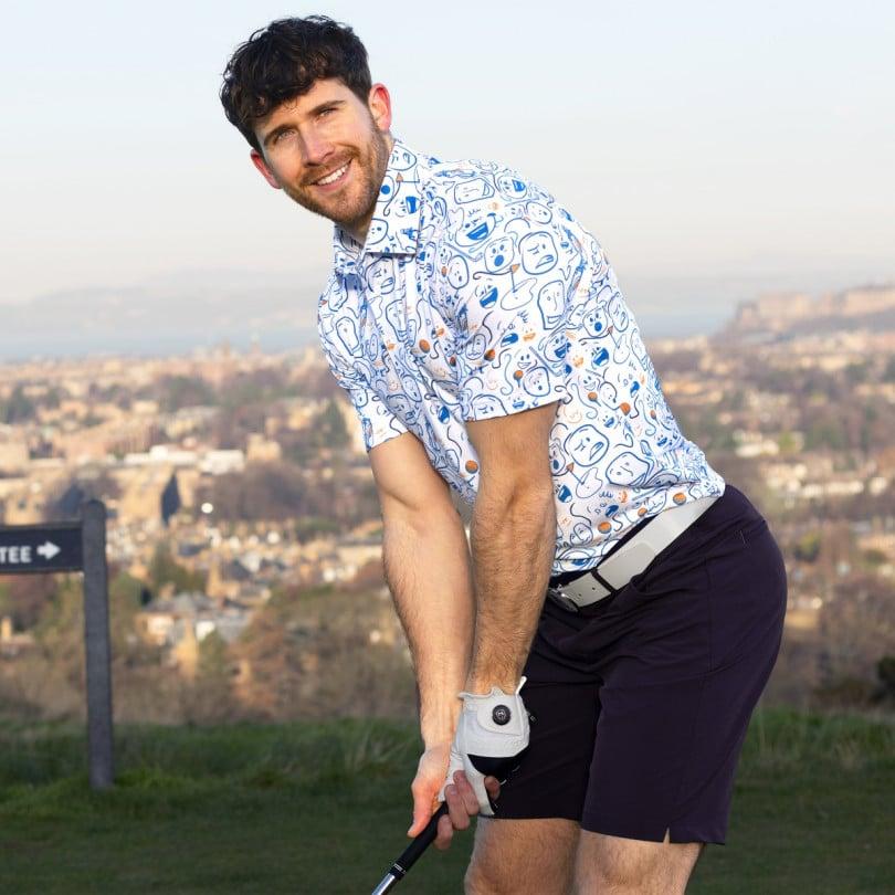 Royal & Awesome Let's Face It Polo