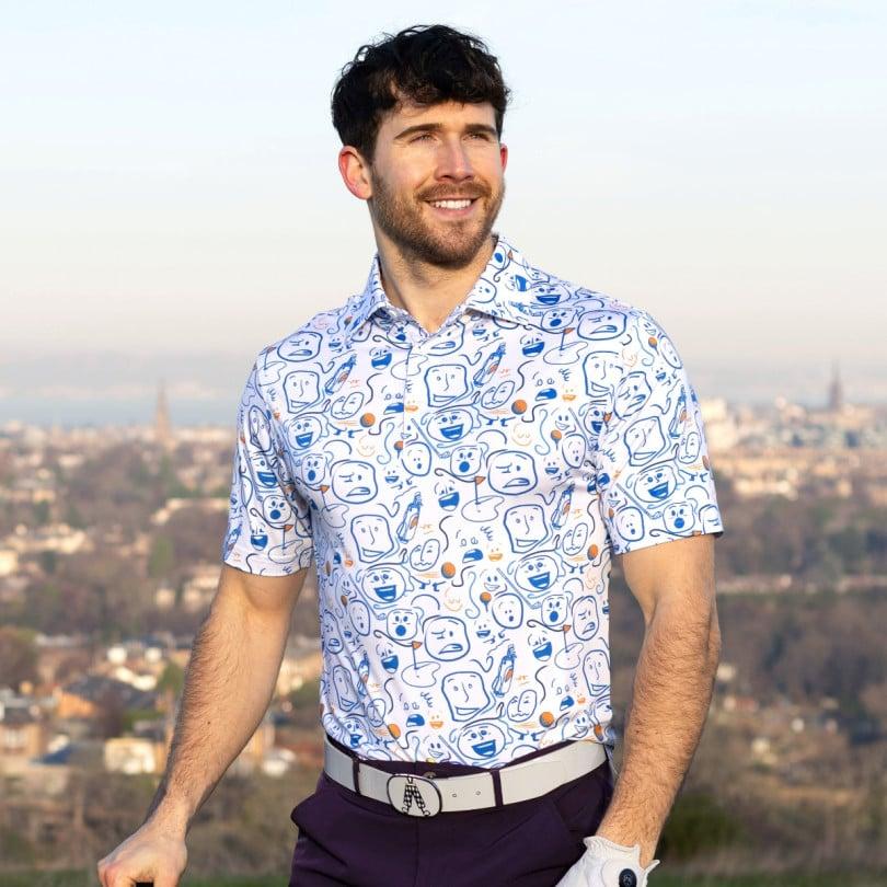 Royal & Awesome Let's Face It Polo