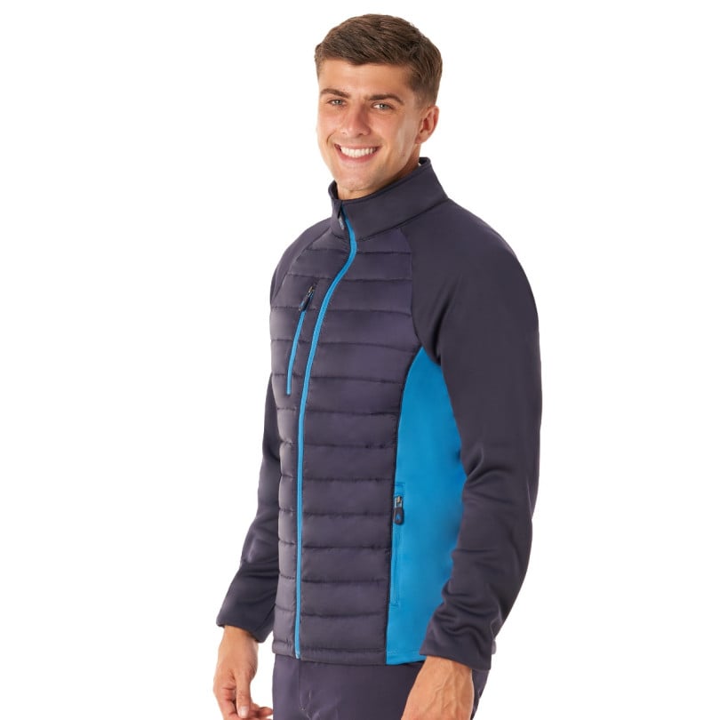Royal & Awesome Navy And Blue Hybrid Jacket