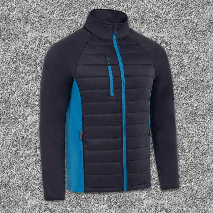 royal & awesome Navy and Blue Hybrid Jacket