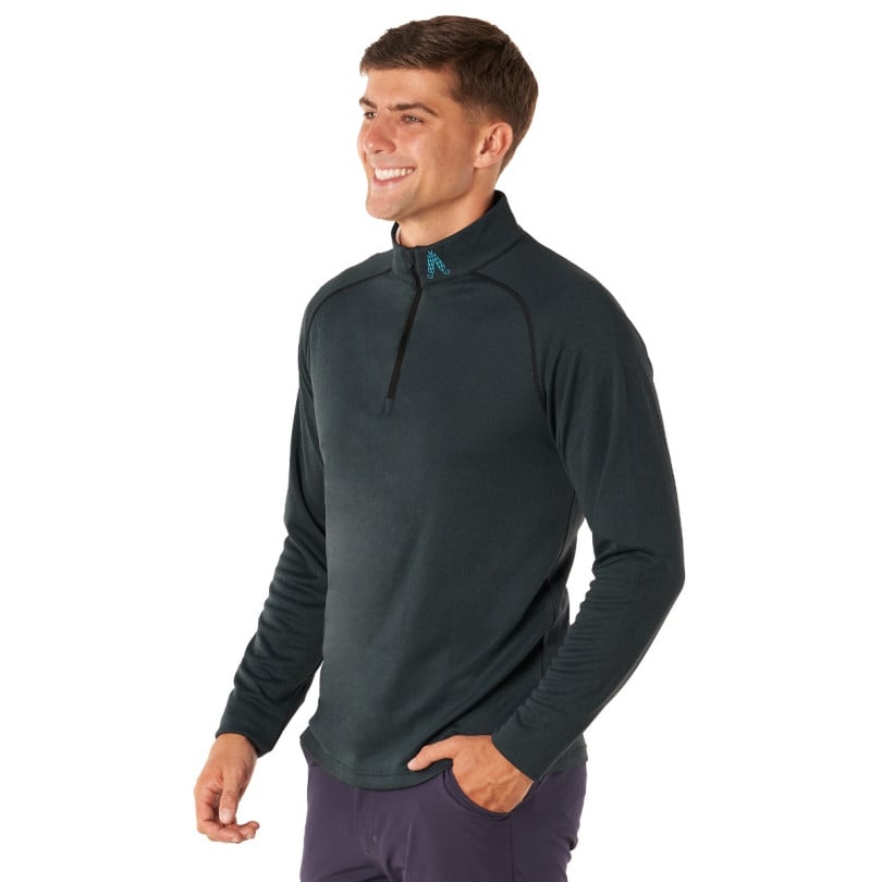 Royal & Awesome Navy Quarter Zip Mid Layer
