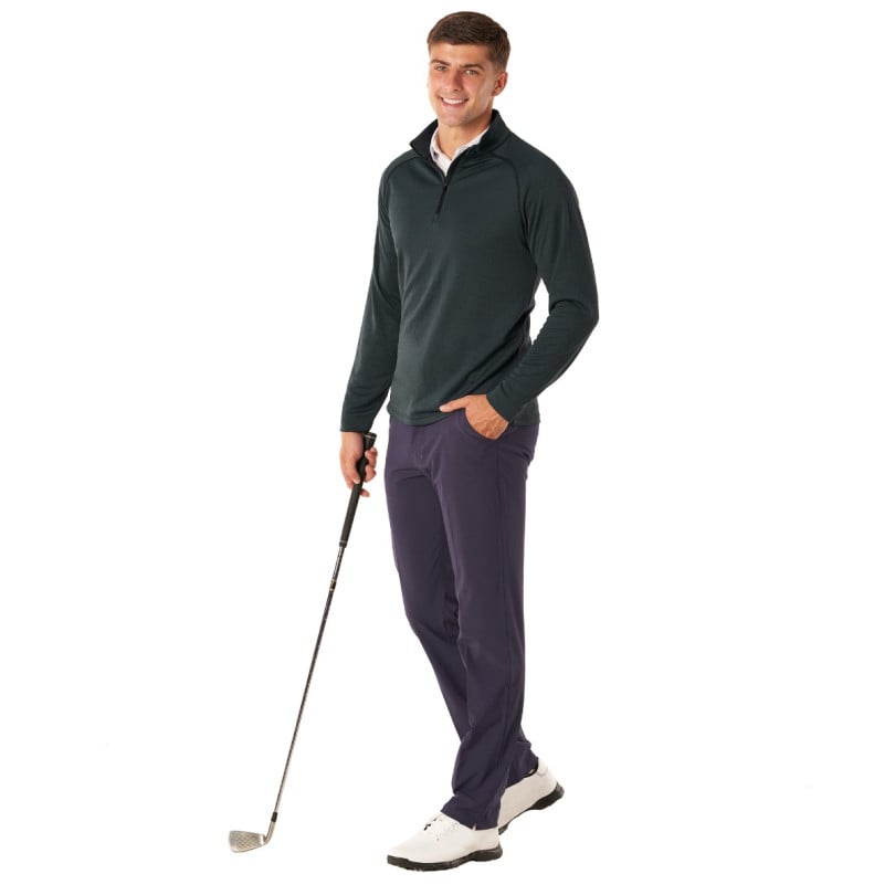Royal & Awesome Navy Quarter Zip Mid Layer