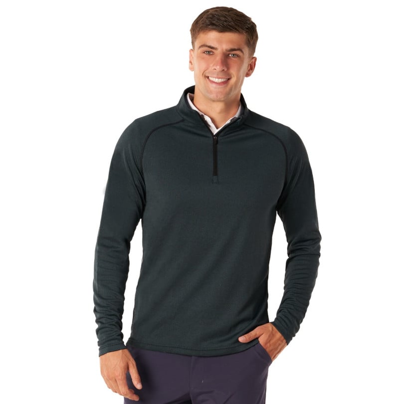 royal & awesome Navy Quarter Zip Mid Layer