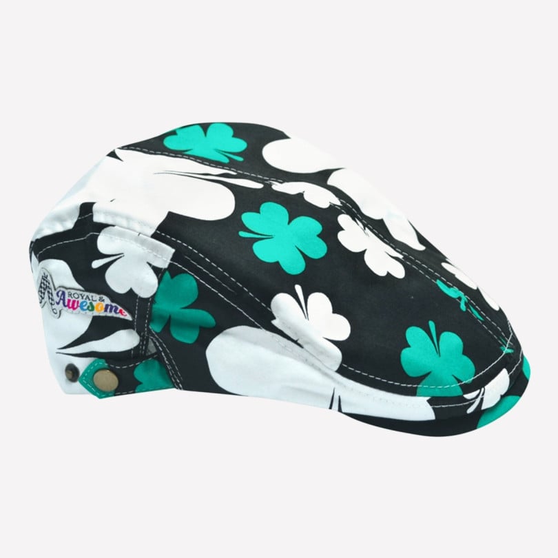 royal & awesome Paddy Par Flat Cap