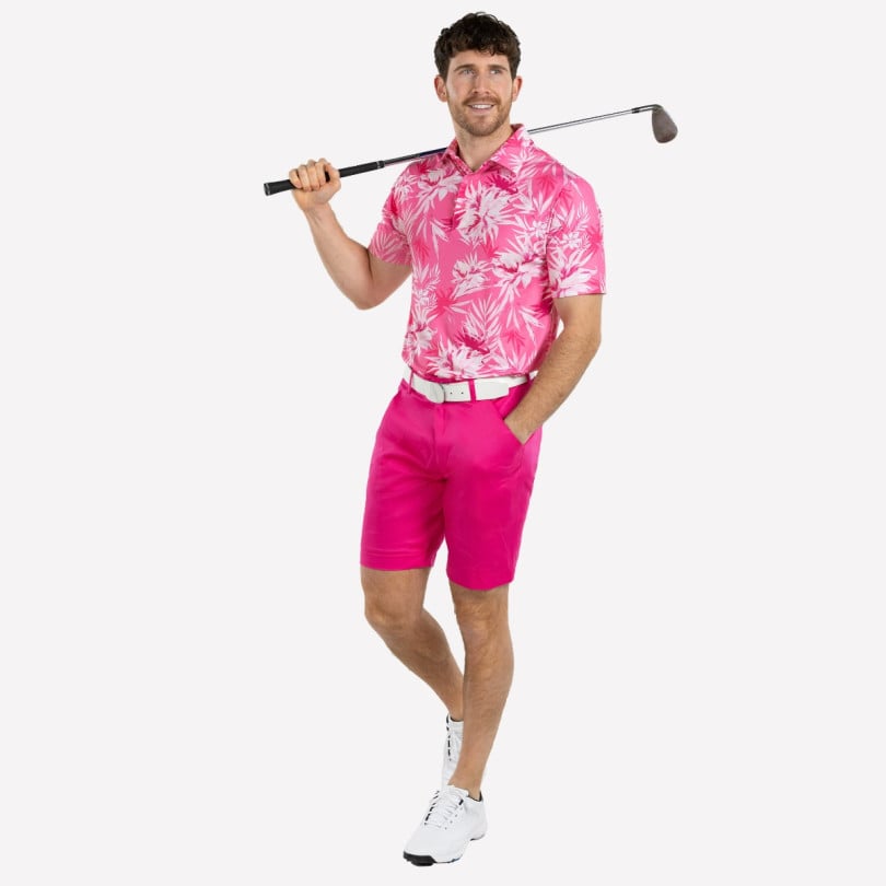 Royal & Awesome Paradise Pink Polo