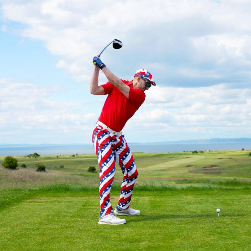 Royal & Awesome Pars And Stripes Flat Cap