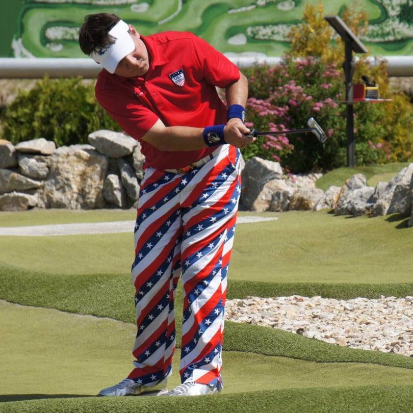 Royal & Awesome Pars And Stripes Pants