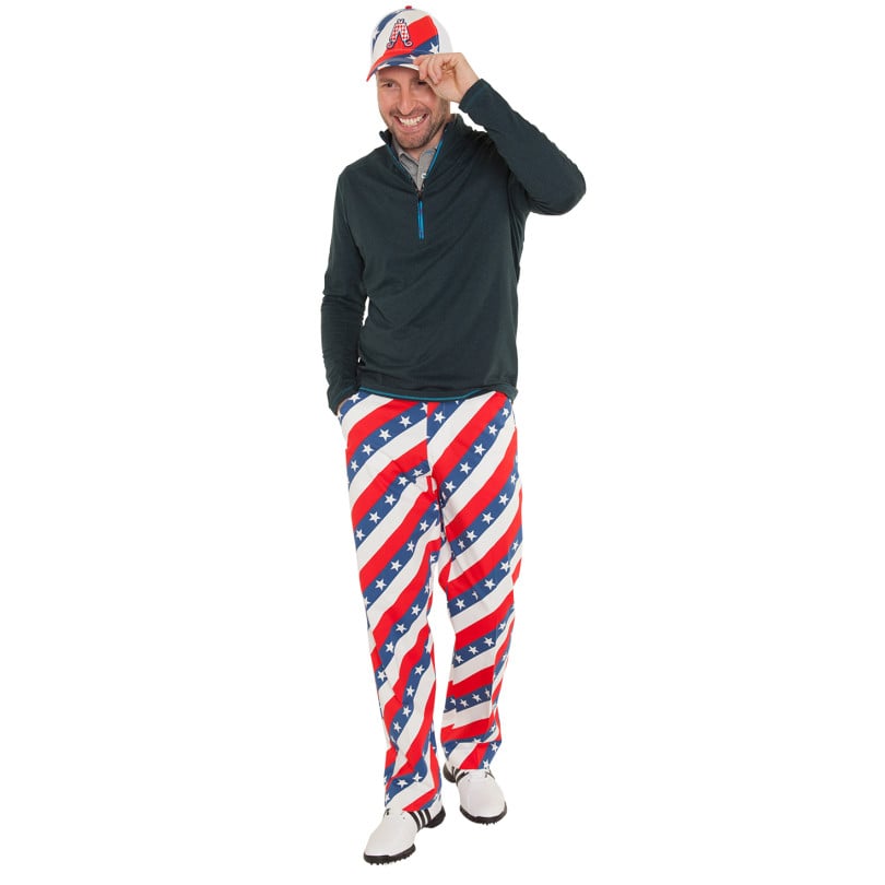 Royal & Awesome Pars And Stripes Pants