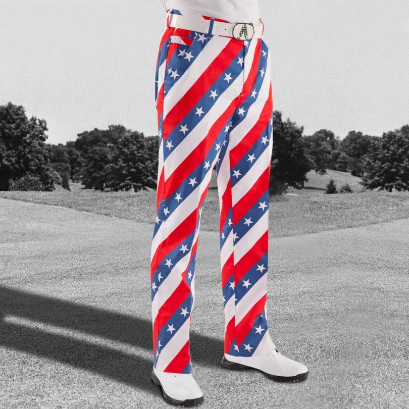 royal & awesome Pars and Stripes Pants