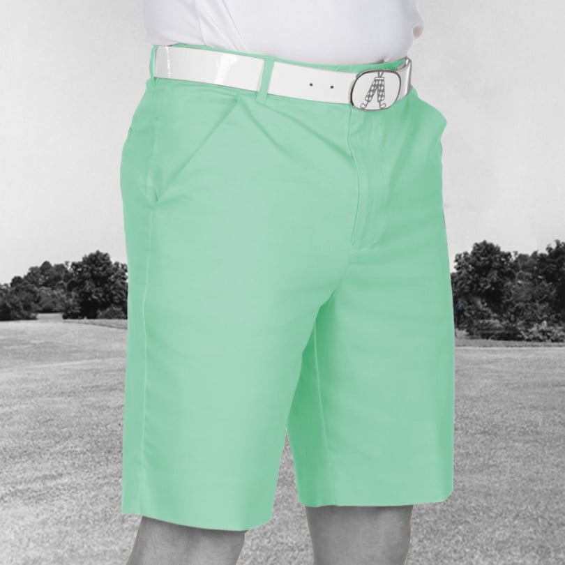 Royal & Awesome Pastel Green Golf Shorts