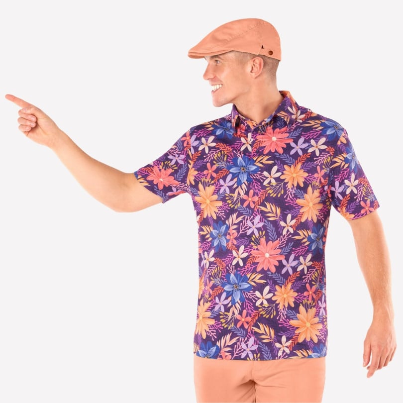 Royal & Awesome Pastel Orange Flat Cap