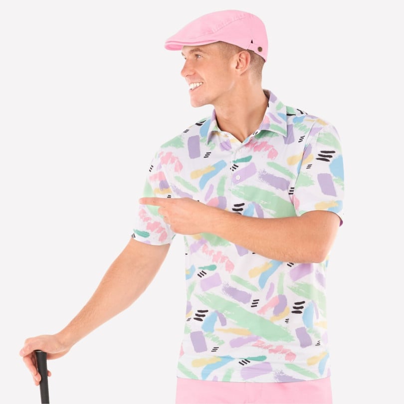 Royal & Awesome Pastel Pink Flat Cap