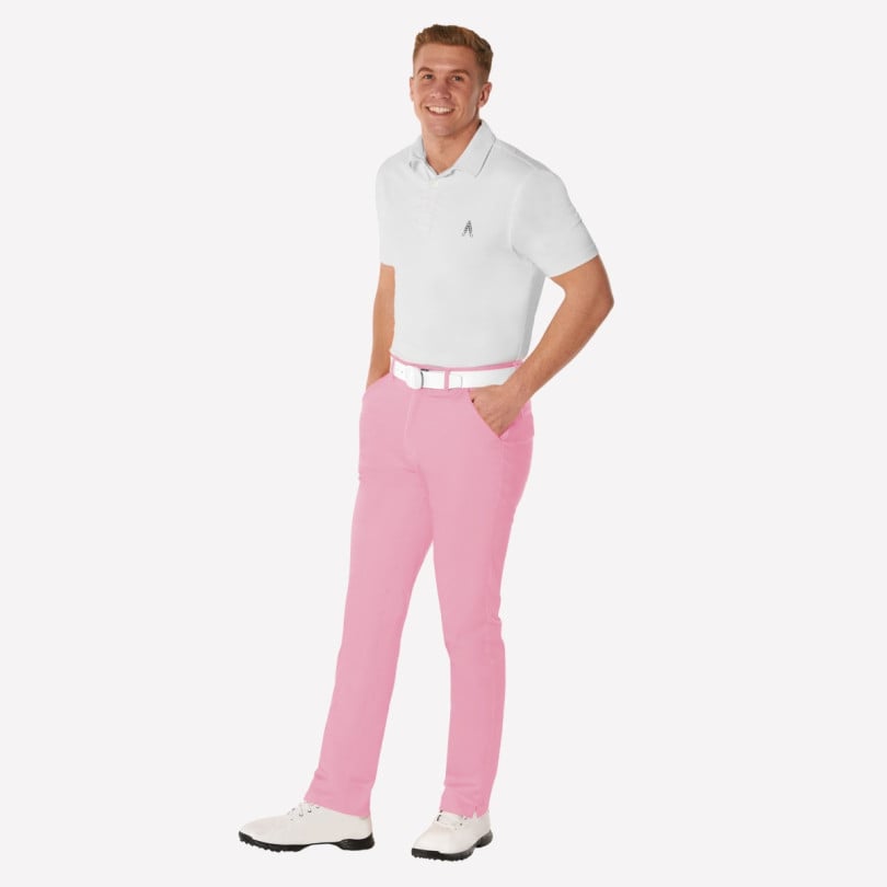Royal & Awesome Pastel Pink Golf Pants