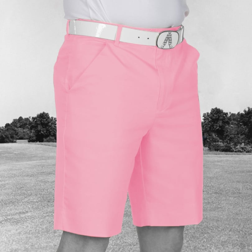 Royal & Awesome Pastel Pink Golf Shorts