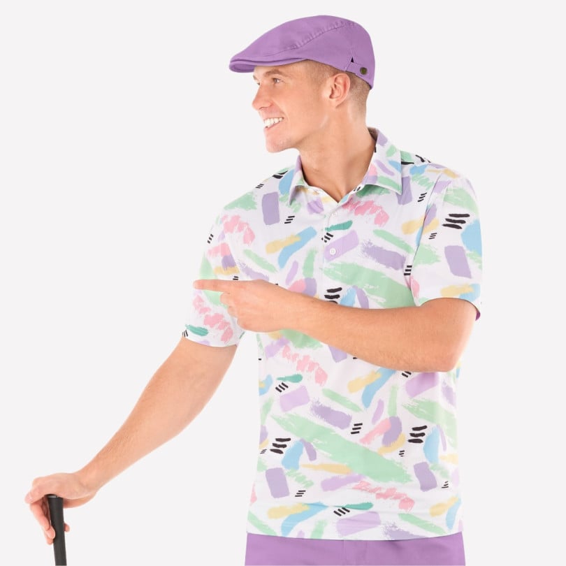 Royal & Awesome Pastel Purple Flat Cap