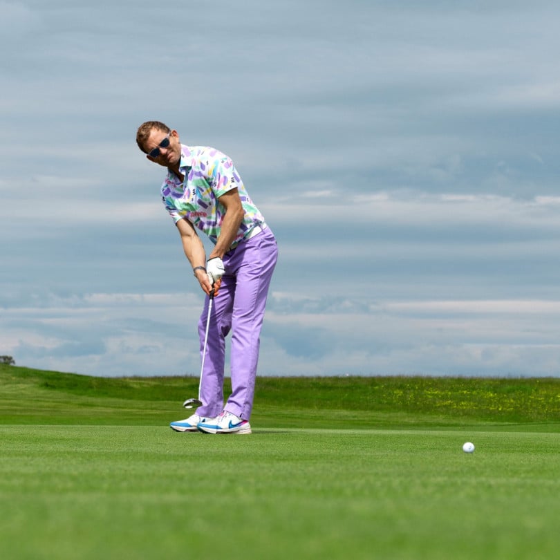 Royal & Awesome Pastel Purple Golf Pants