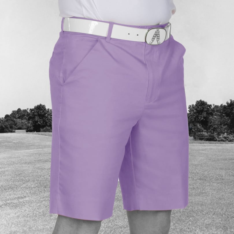 royal & awesome Pastel Purple Golf Shorts