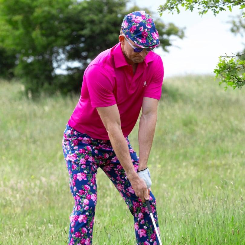 Royal & Awesome Pink Polo