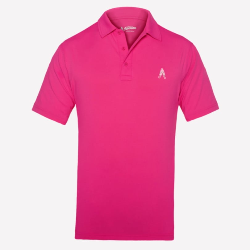 royal & awesome Pink Polo