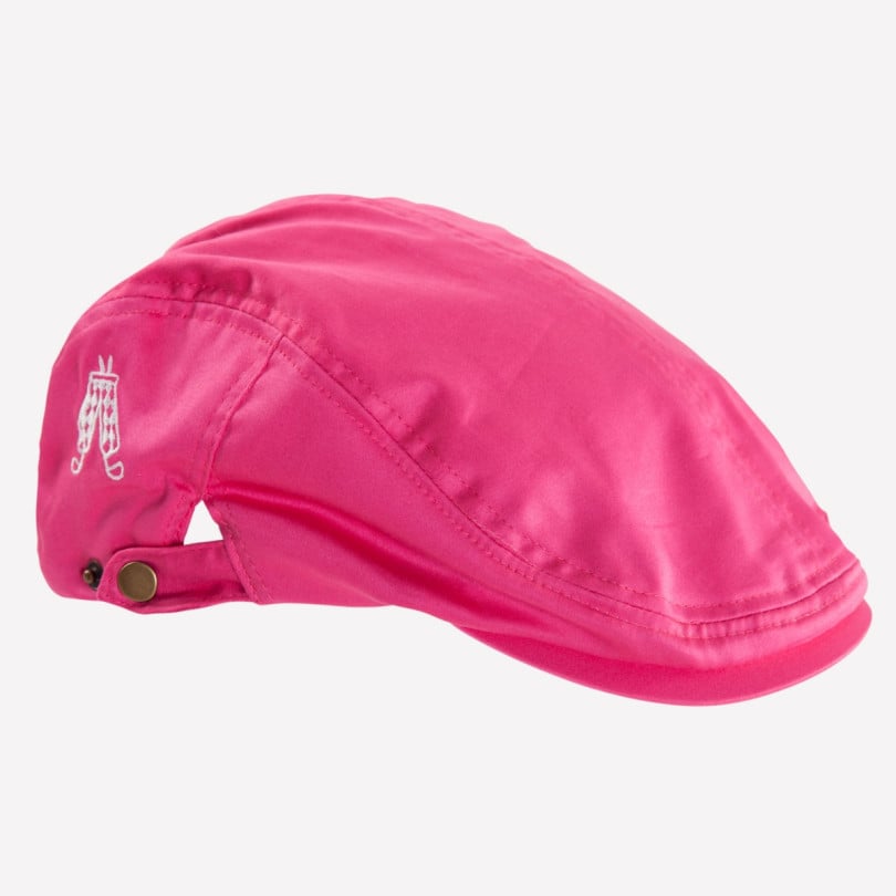 royal & awesome Pink Ticket Flat Cap