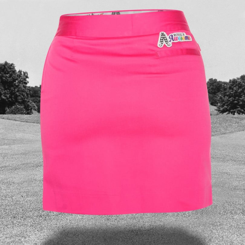 Royal & Awesome Pink Ticket Ladies Skort