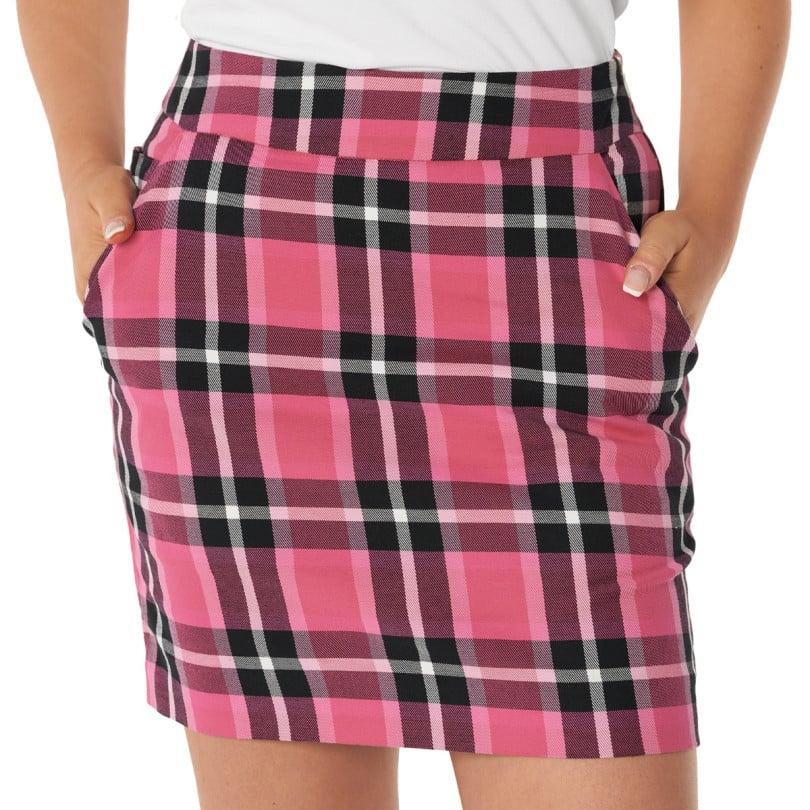 Royal & Awesome Plaid In Pink Skort