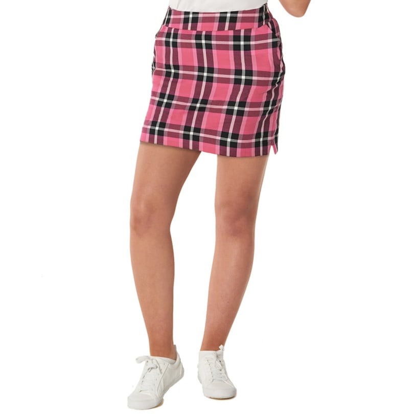royal & awesome Plaid In Pink Skort